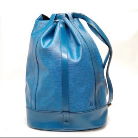 Louis Vuitton Handbags - Vintage 90s Louis Vuitton Epi Randonnee Backpack BLUE
